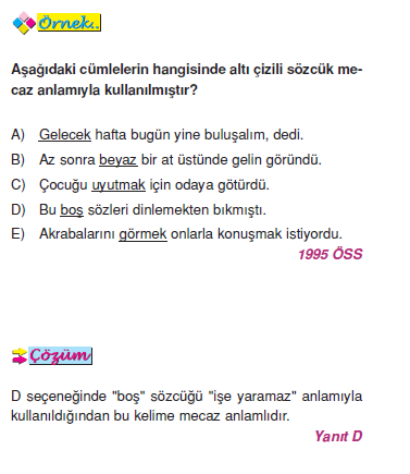 mecaz_anlam_örnek mecaz anlam