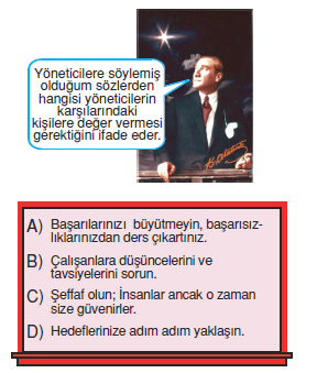 soru 1 ve siklar