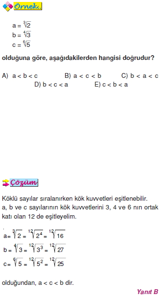 koklu sayilarda rasyonel ussun genisletilmesi veya sadelestirilmesi bilgicik com bilgicik com