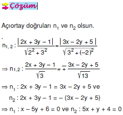 Açıortay Denklemleri004