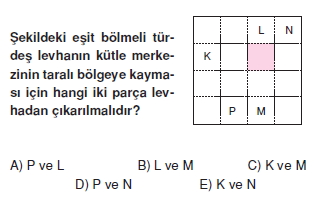 Ağırlık merkezi test 1005