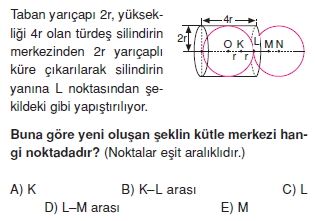 Ağırlık merkezi test 2003