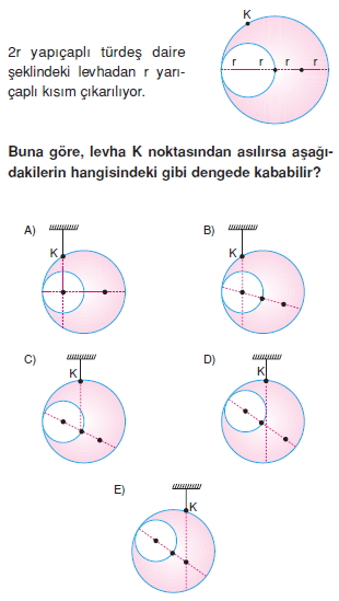 Ağırlık merkezi çözümlü test 1002