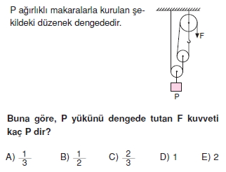 Basit Makinalar test 1001