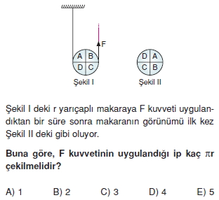 Basit Makinalar çözümlü test 1004