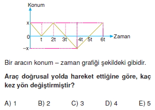 Doğrusal Hareket cozumlü test 1007