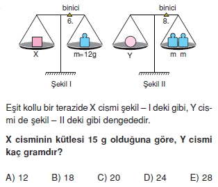 Madde ve Özellikleri test 1010