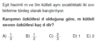 Madde ve Özellikleri test 2005