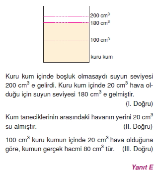 Madde ve Özellikleri çözümler 1004