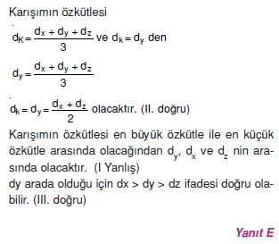 Madde ve Özellikleri çözümler 2004