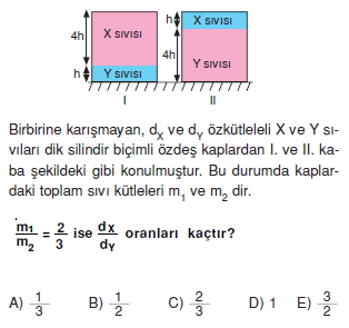 Madde ve Özellikleri çözümlü test 1007