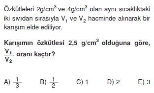 Madde ve Özellikleri çözümlü test 1008