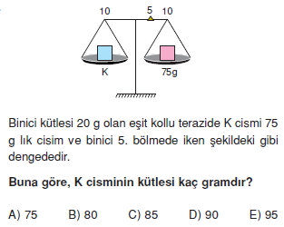 Madde ve Özellikleri çözümlü test 1011