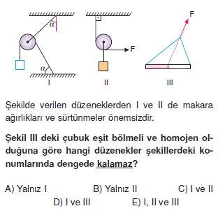 Moment Ve Denge 1005