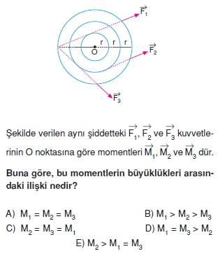 Moment Ve Denge Cozumlu test 2004