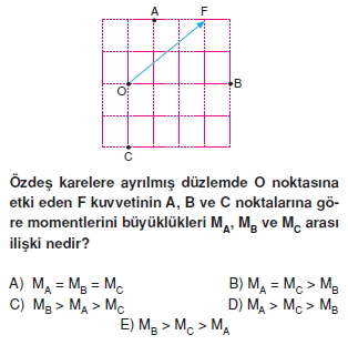 Moment Ve Denge Cozumlu test 2005