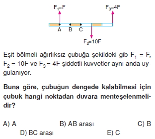 Moment Ve Denge Cozumlu test 2007