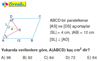 Paralelkenarda Alan Özellikleri002