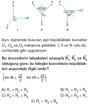 Vektör – Kuvvet – DengeTest – II011