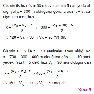 Doğrusal Hareket cozumler 2006