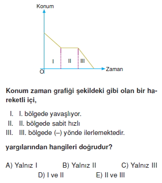 Doğrusal Hareket cozumlü test 2001