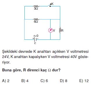 Elektrik Akımı test 2011