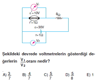 Elektrik Akımı test 2012