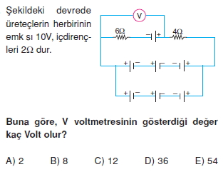 Elektrik Akımı test 3012