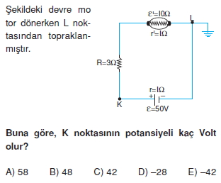 Elektrik Akımı test 4010