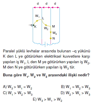 Elektriksel Alan ve Kondansatör test 1007