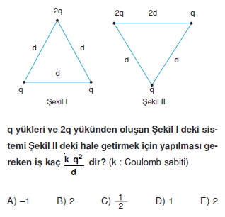 Elektriksel Alan ve Kondansatör test 1009