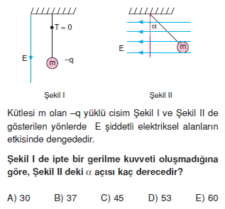 Elektriksel Alan ve Kondansatör test 2002