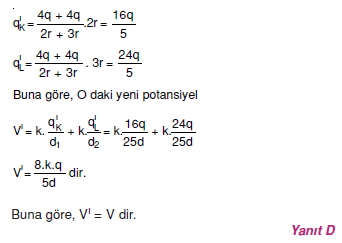 Elektriksel Alan ve Kondansatör çözümler 1003-1