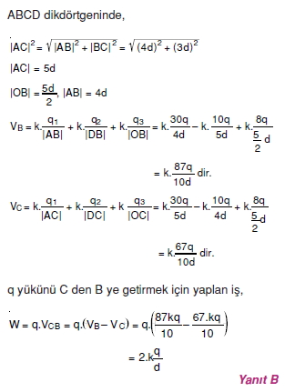 Elektriksel Alan ve Kondansatör çözümler 1005