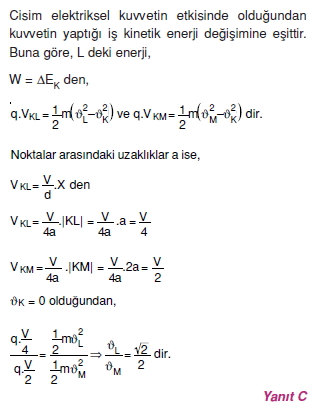 Elektriksel Alan ve Kondansatör çözümler 1007