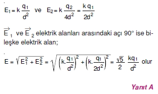 Elektriksel Alan ve Kondansatör çözümler 2005-1