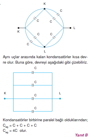 Elektriksel Alan ve Kondansatör çözümler 2010