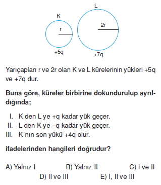 Elektrostatik çözümlü test 1003