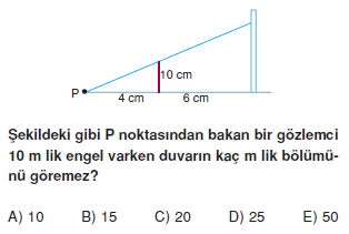 Işık Bilgisi test 1002