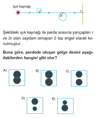 Işık Bilgisi test 1003