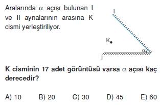 Işık Bilgisi test 1007