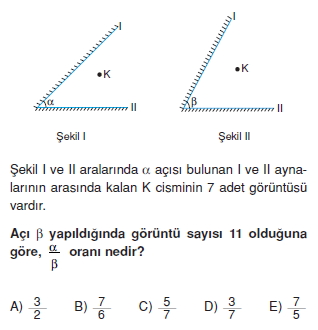 Işık Bilgisi test 2005