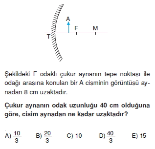 Işık Bilgisi test 3002