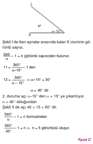 Işık Bilgisi çözümler 1011