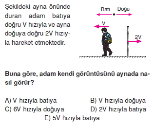 Işık Bilgisi çözümlü test 2007