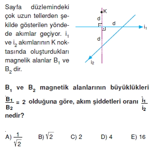 Magnetizma çözümlü test 1001