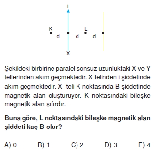 Magnetizma çözümlü test 1001