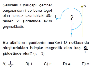 Magnetizma çözümlü test 1003