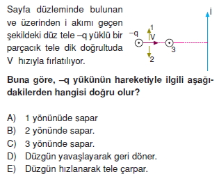 Magnetizma çözümlü test 1005