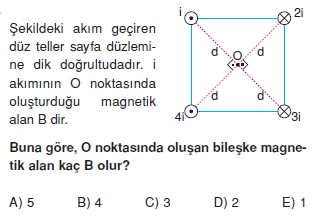 Magnetizma çözümlü test 1011